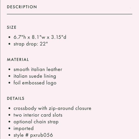 Kate Spade tiny Elephant crossbody - Picture 4 of 4